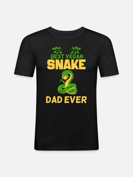 Snake - Men's Slim Fit T-Shirt - black
