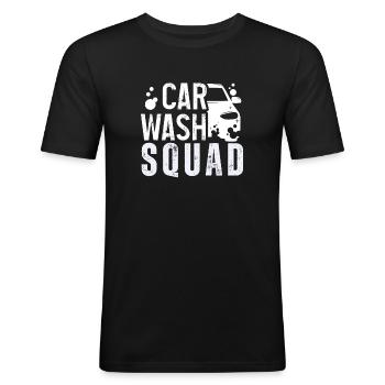 Window Cleaner Services Car Window Cleaning Window - Men's Slim Fit T-Shirt - black - Front - Nik (191cm)