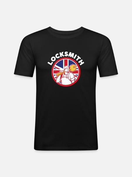 Lockpick Lockpicking Professional Locksmith - Men's Slim Fit T-Shirt - black