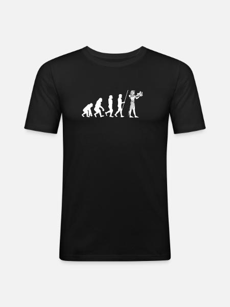 Hieroglyphics Egyptologist, Ancient Egyptian - Men's Slim Fit T-Shirt - black