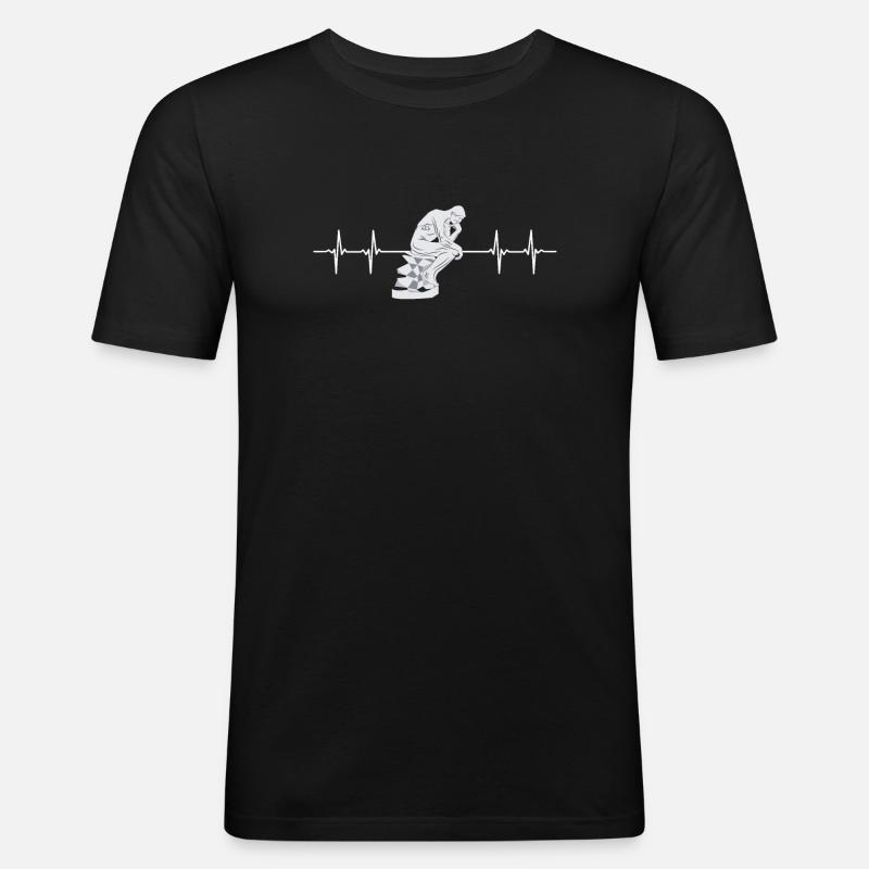 Philosophical Debate Feeling Philoslothical - Männer Slim Fit T-Shirt - Schwarz