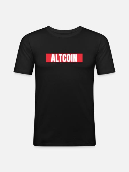 Altcoin Traders - Men's Slim Fit T-Shirt - black