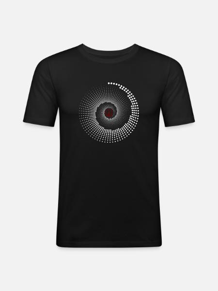 Peace Illusion - Surrealistic artwork - Men's Slim Fit T-Shirt - black