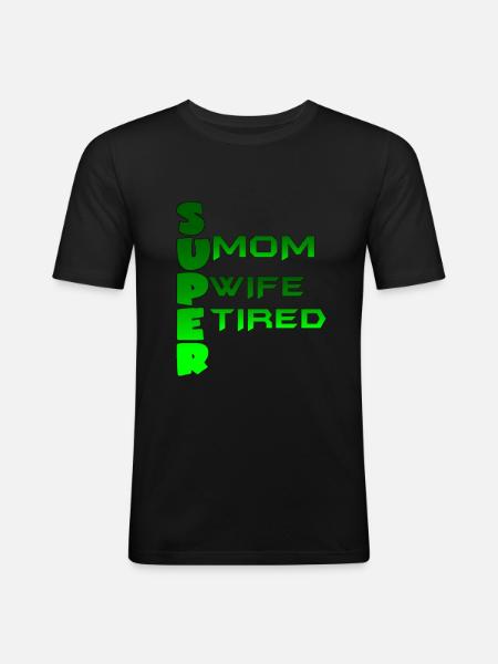 Mother's Day Mother's Day - Men's Slim Fit T-Shirt - black