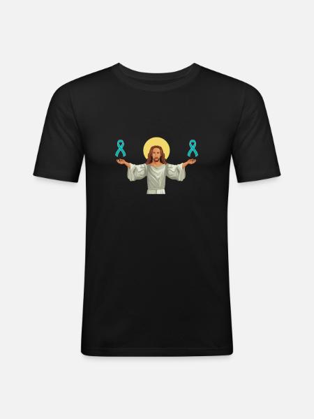 PMDS Medvetenhet Premenstruellt syndrom Menstruation - Slim Fit T-shirt herr - svart