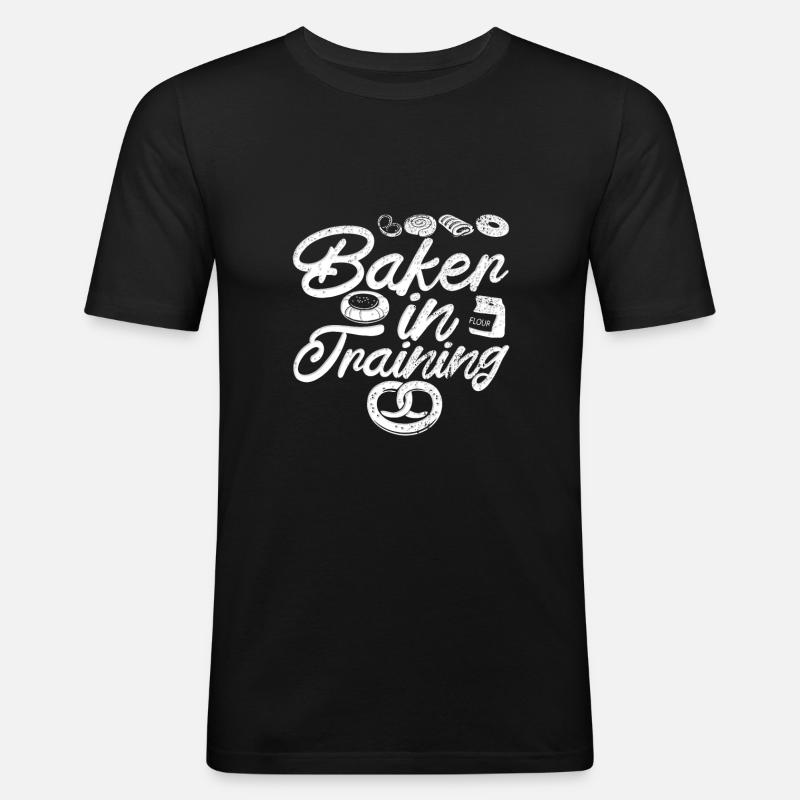 Baker apprentice - Men's Slim Fit T-Shirt - black