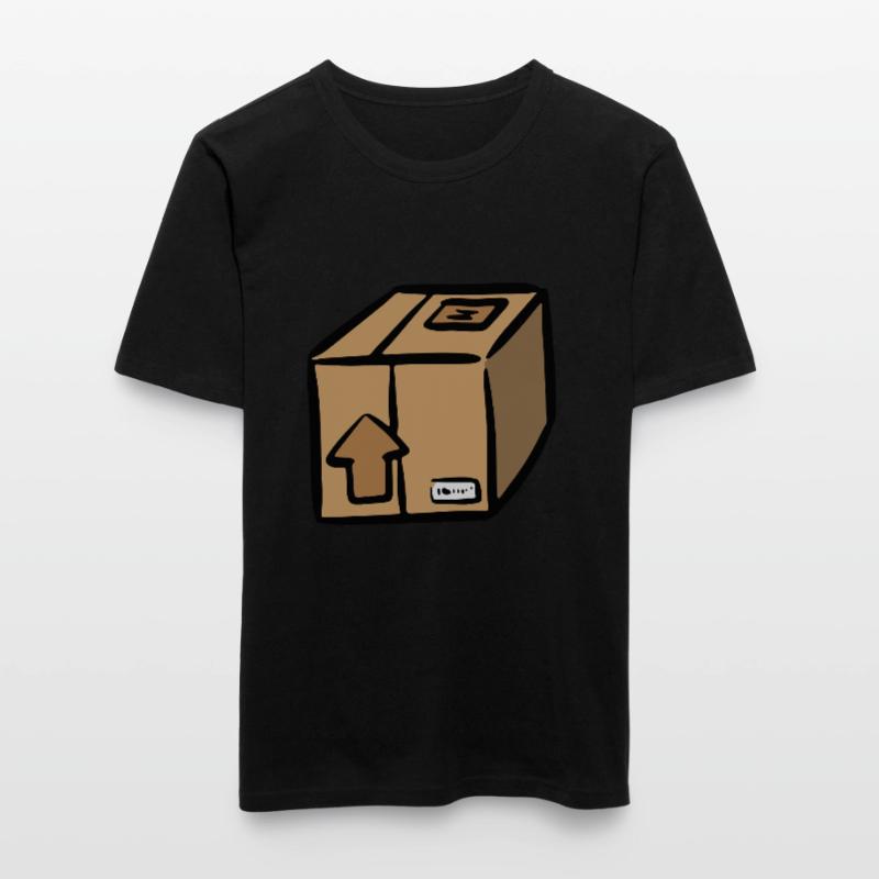 Parcel Post Dispatch Logistics Parcel delivery man Men's Slim Fit T-Shirt
