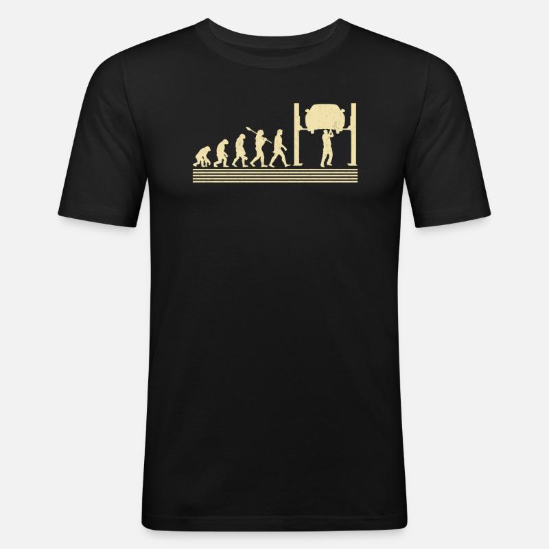 Automechanical evolution - Men's Slim Fit T-Shirt - black