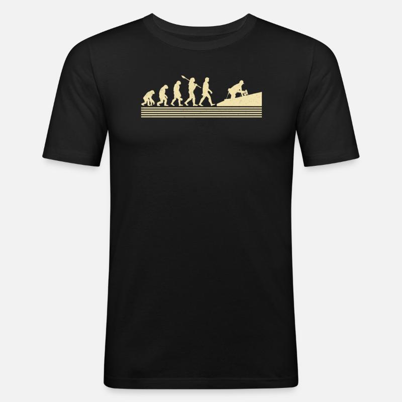 Roofer Evolution - Men's Slim Fit T-Shirt - black