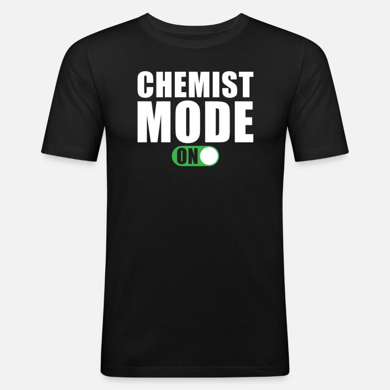 Chemist Mode On - Men's Slim Fit T-Shirt - black
