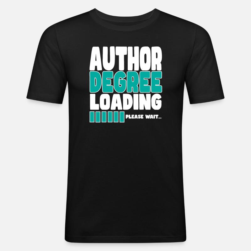 Author invites training - Men's Slim Fit T-Shirt - black