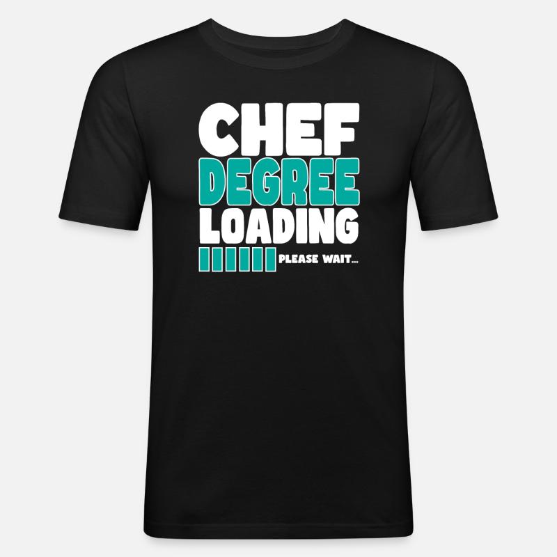 Chef invites training - Men's Slim Fit T-Shirt - black
