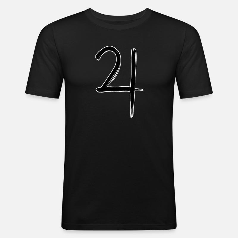 Jupiter Astrologie Symbol - Männer Slim Fit T-Shirt - Schwarz