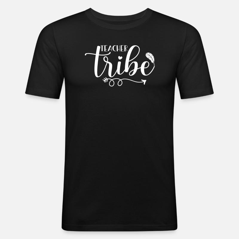 Conception de groupes d’enseignants - T-shirt près du corps Homme - noir