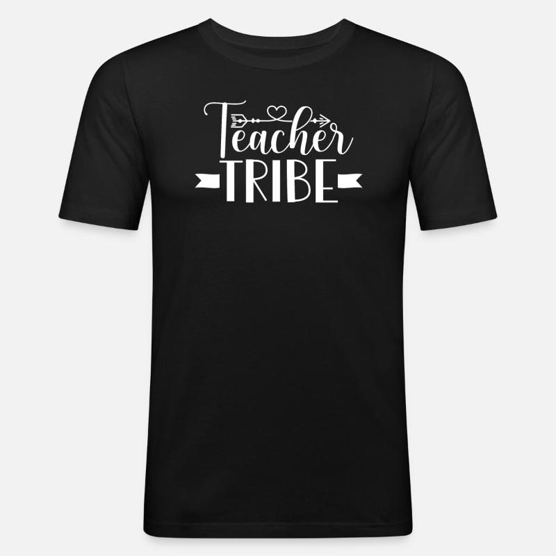 Conception de groupes d’enseignants - T-shirt près du corps Homme - noir