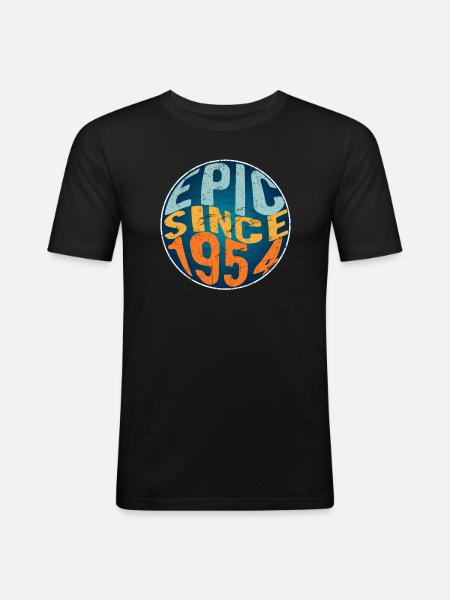 Epic since 1954 - Men's Slim Fit T-Shirt - black