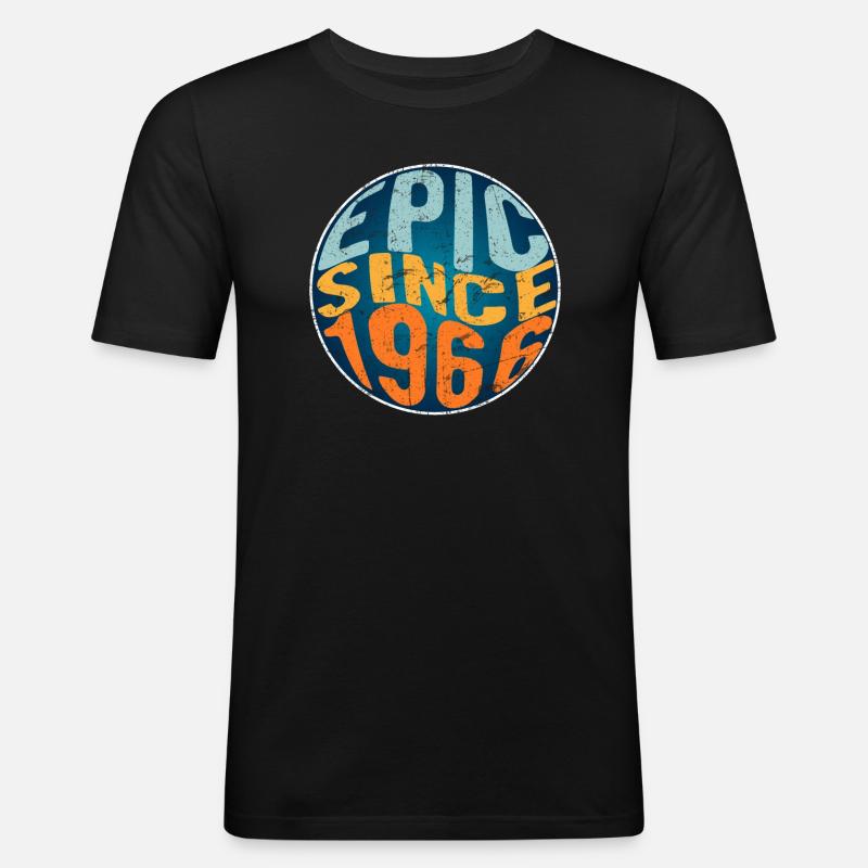 Epic since 1966 - Men's Slim Fit T-Shirt - black