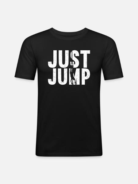 Bungee Jump Bungee Jumping - Men's Slim Fit T-Shirt - black