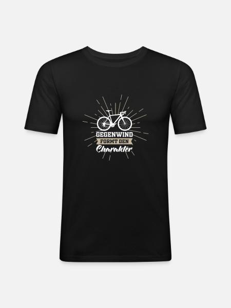 Road bike gift idea - Men's Slim Fit T-Shirt - black
