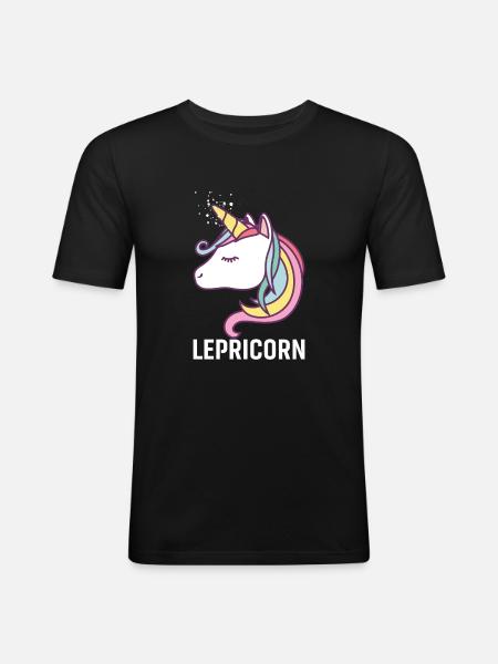 Lepricorn - Men's Slim Fit T-Shirt - black