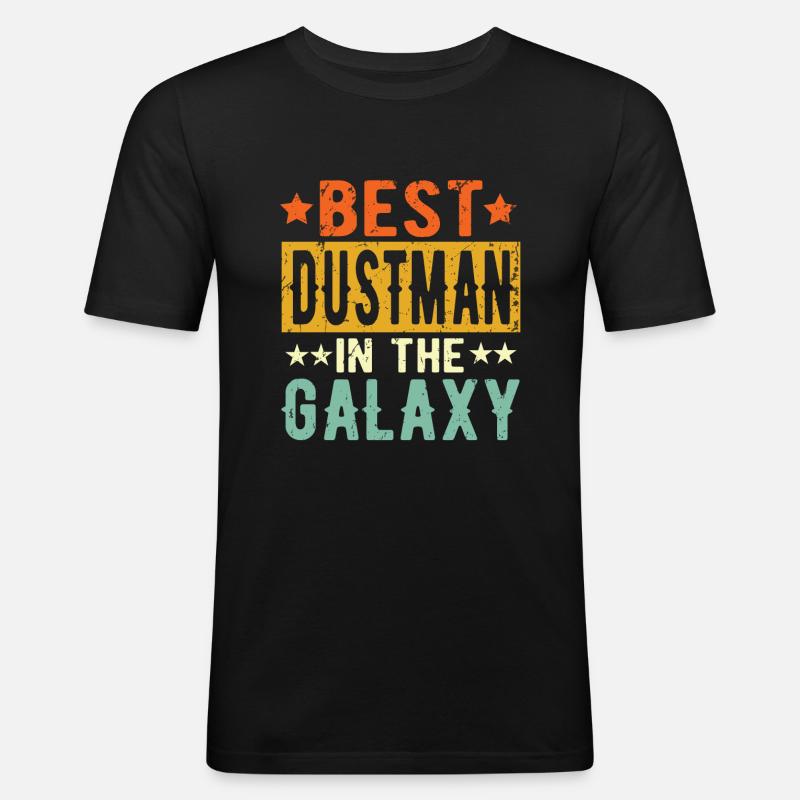 Best Müllmann ever Müllmann Geschenk - Männer Slim Fit T-Shirt - Schwarz