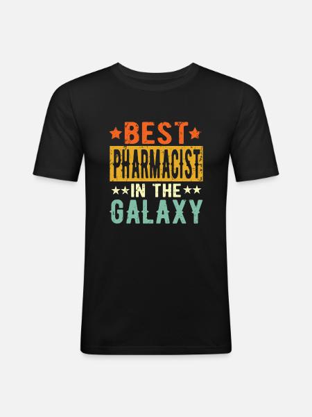 Best Pharmacist ever - Men's Slim Fit T-Shirt - black
