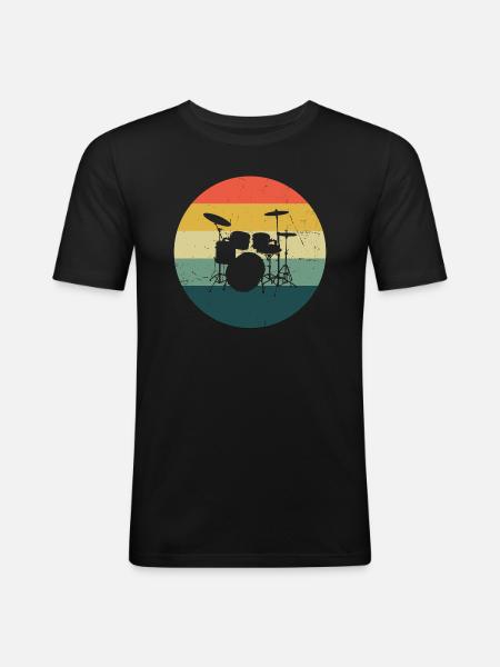 Drummer Men Drummer Drummer - Men's Slim Fit T-Shirt - black