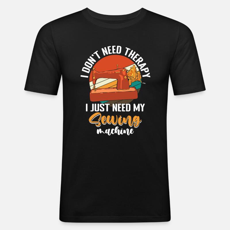 Schneider Nadel Hose - Männer Slim Fit T-Shirt - Schwarz