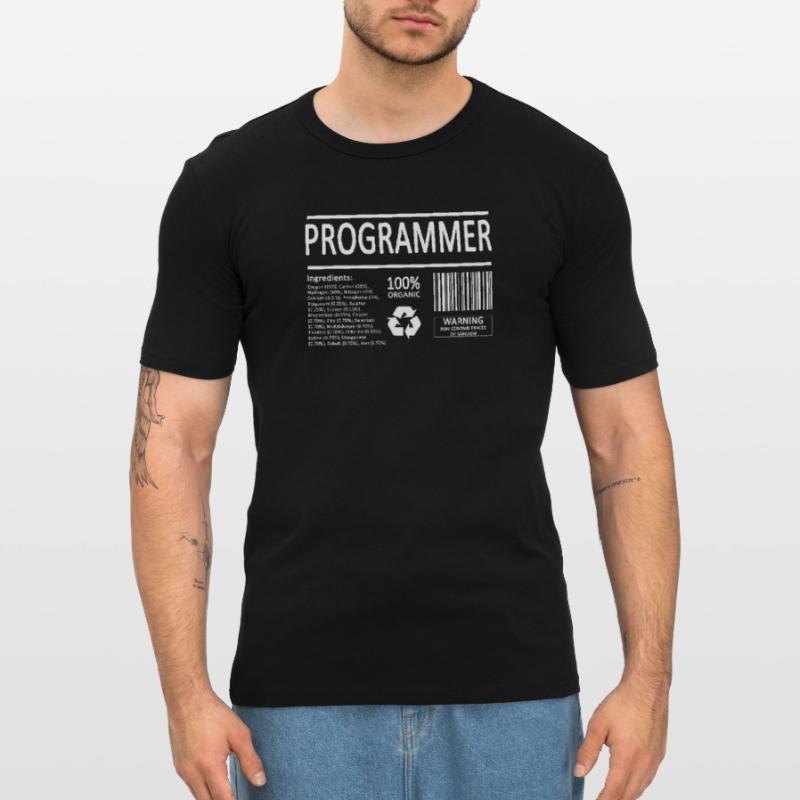 Programmierer Coder Entwickler Nerd Geek Geschenk Männer Slim Fit T-Shirt