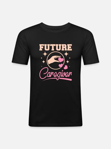 Training for future nurses - Men's Slim Fit T-Shirt - black