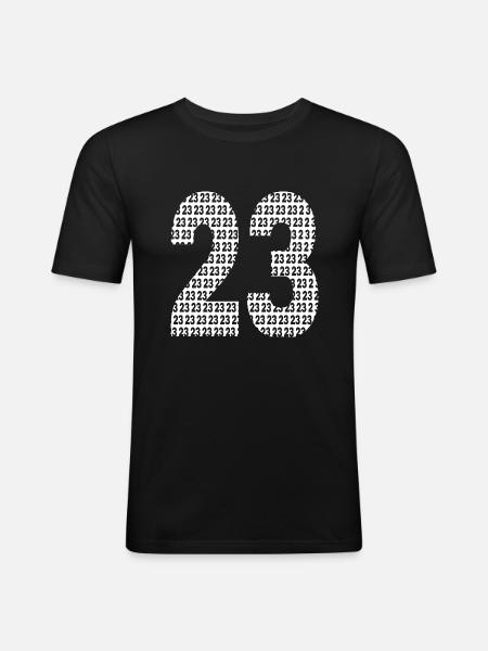 23 Tekno 23 - Men's Slim Fit T-Shirt - black