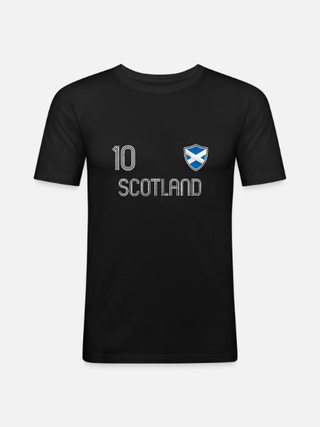 Scotland Football Team - Men's Slim Fit T-Shirt - black