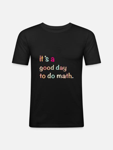 Beautiful Day Teacher Gift Teacher - Men's Slim Fit T-Shirt - black
