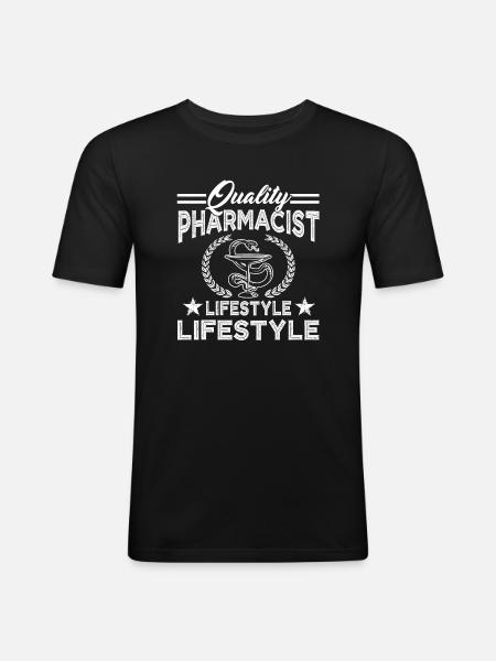 Quality Pharmacist Lifestyle - Men's Slim Fit T-Shirt - black