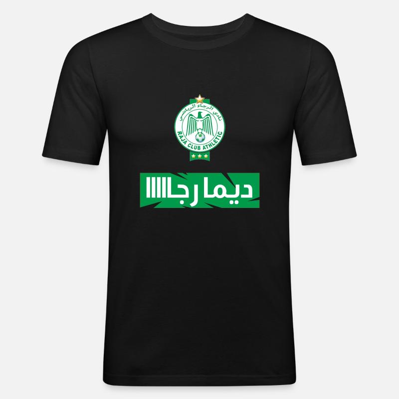 Dima Raja - Männer Slim Fit T-Shirt - Schwarz