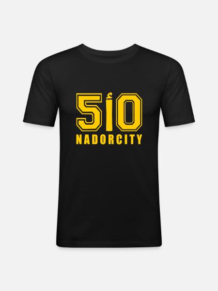 Nadorcity nador ا 50 - Men's Slim Fit T-Shirt - black