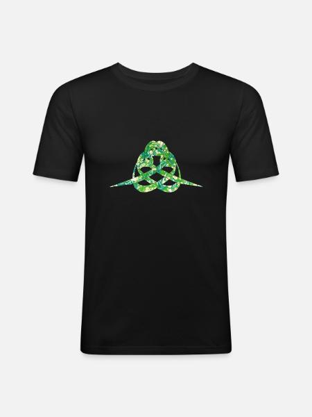 calligraphy e 270 - Men's Slim Fit T-Shirt - black