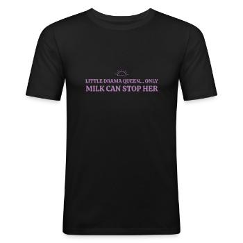 Baby - Men's Slim Fit T-Shirt - black - Front - Nik (191cm)