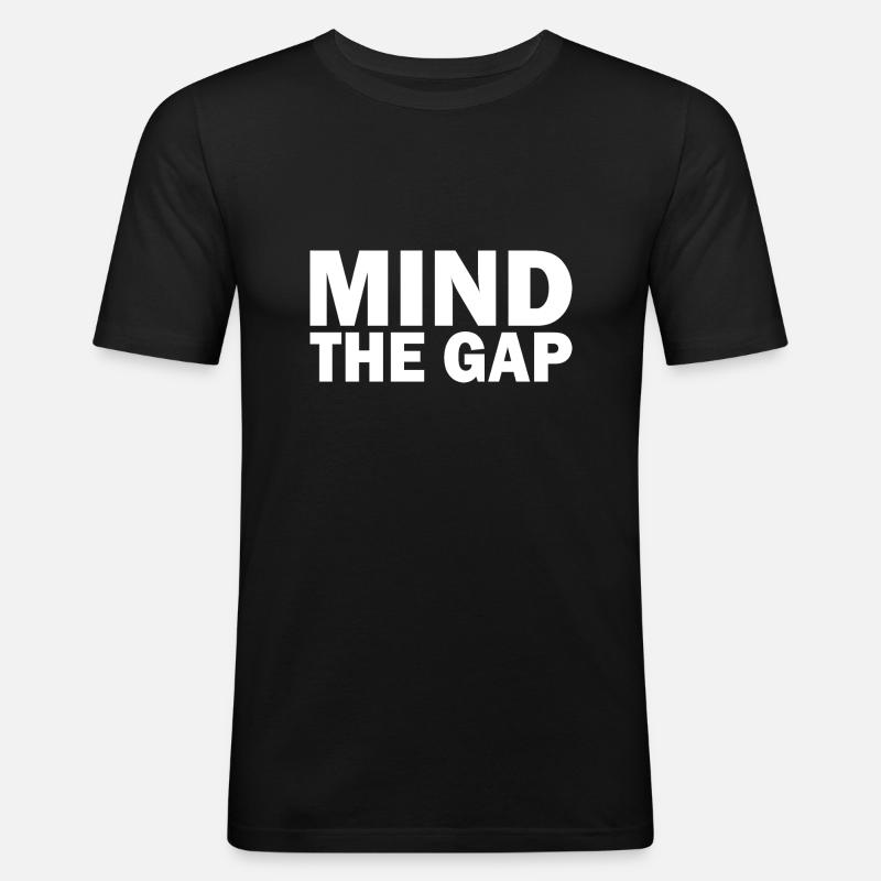 blockedTitle - Männer Slim Fit T-Shirt - Schwarz