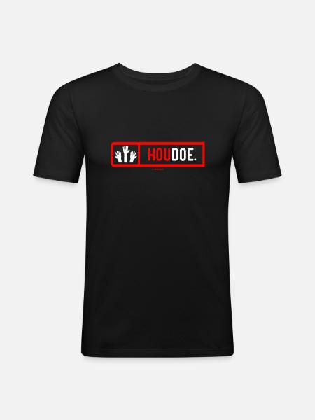 Goodbye - Men's Slim Fit T-Shirt - black