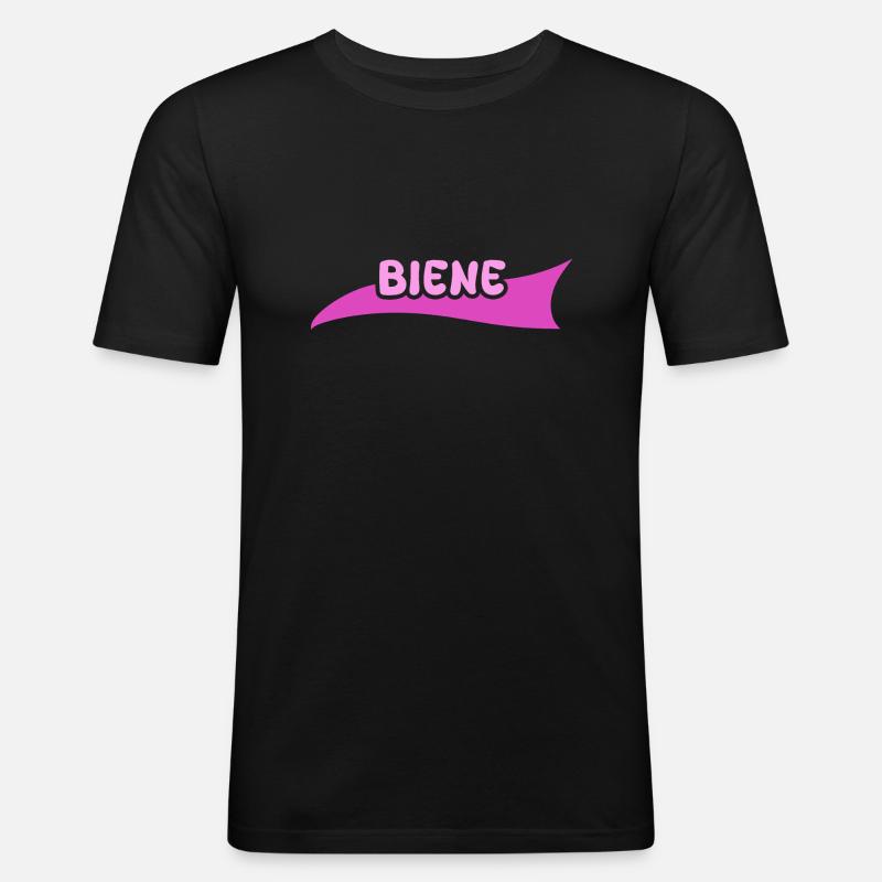Bee - Men's Slim Fit T-Shirt - black