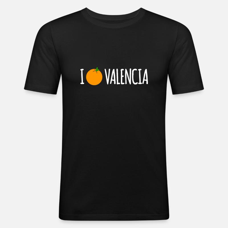 J’adore Valence - T-shirt près du corps Homme - noir