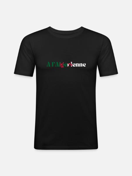 Algerian - Algeria gift idea - Men's Slim Fit T-Shirt - black