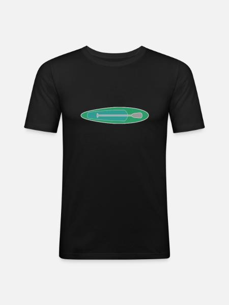 SUP Board - Men's Slim Fit T-Shirt - black