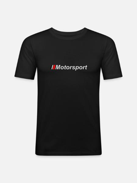 Sport automobile - T-shirt près du corps Homme - noir