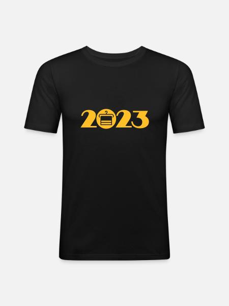 Hangers, tailoring, laundry 2023 - Men's Slim Fit T-Shirt - black