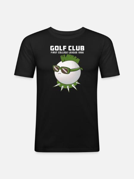 GOLF CLUB - Men's Slim Fit T-Shirt - black