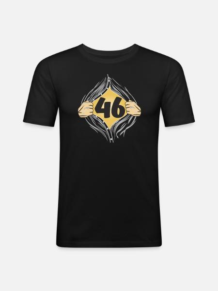 46 PUT ON SHIRT - Men's Slim Fit T-Shirt - black