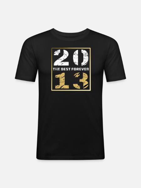 THE BEST FOREVER 2013 - Men's Slim Fit T-Shirt - black