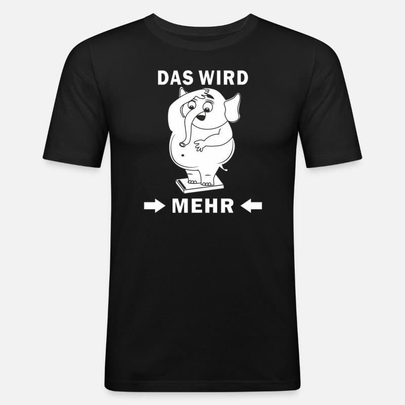 DECREASE - Men's Slim Fit T-Shirt - black